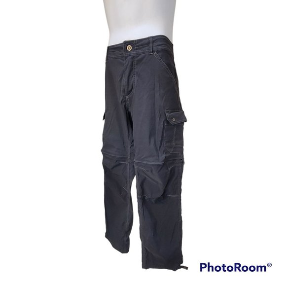 Kuhl Pants Kuhl Mens Grey Cargo Convertible Pants 32x3 Euc Poshmark